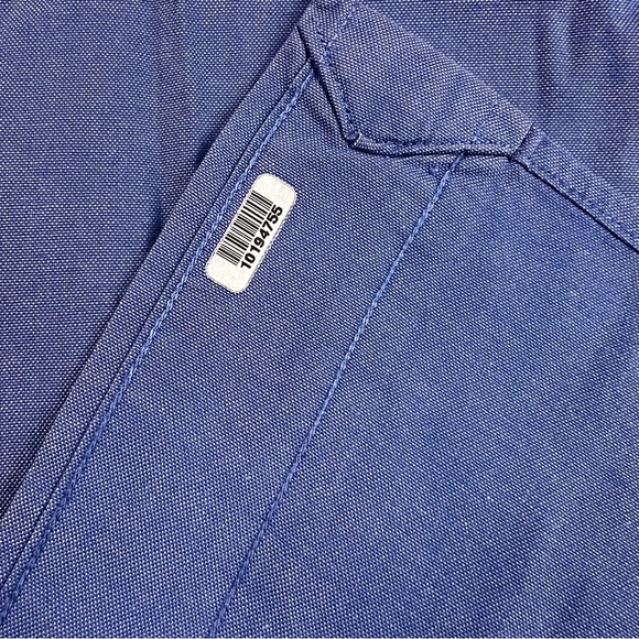 Polo Ralph Lauren Shirt 15 1/2 - 33 Blue Yarmouth Oxford Button Down Flesh Pony - Picture 10 of 10